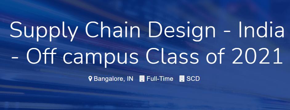Chainalytics Off Campus 2021 Drive