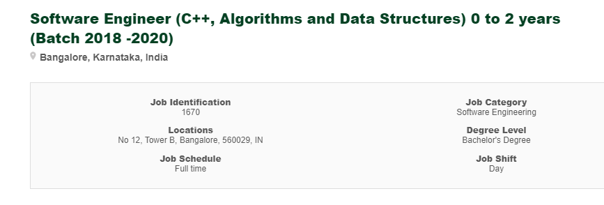 National Instruments Job Opening