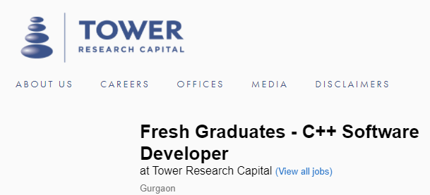 Tower Research Recruitment Drive