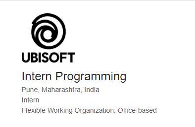 UbiSoft Off Campus Freshers Recruitment Drive for 2022 Batch