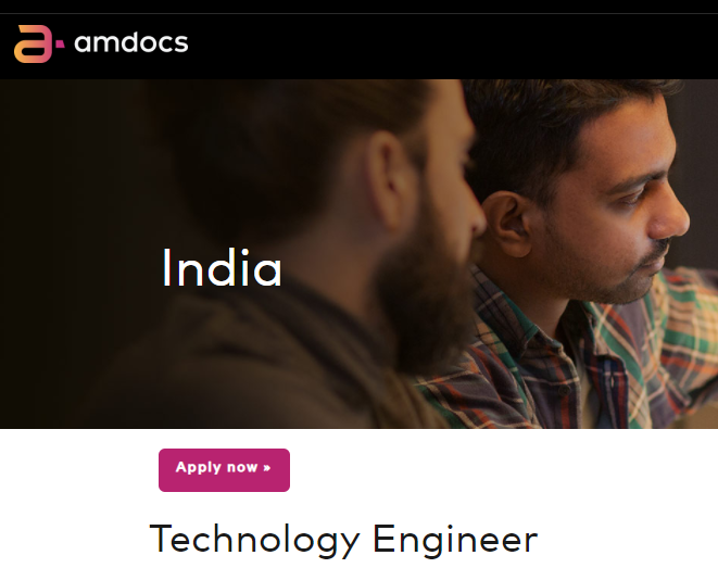 Amdocs Off Campus Recruitment Drive