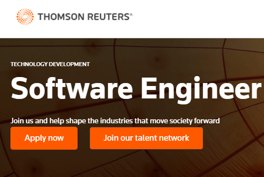 Thomson Reuters Entry Level Off Campus Recruitment Drive