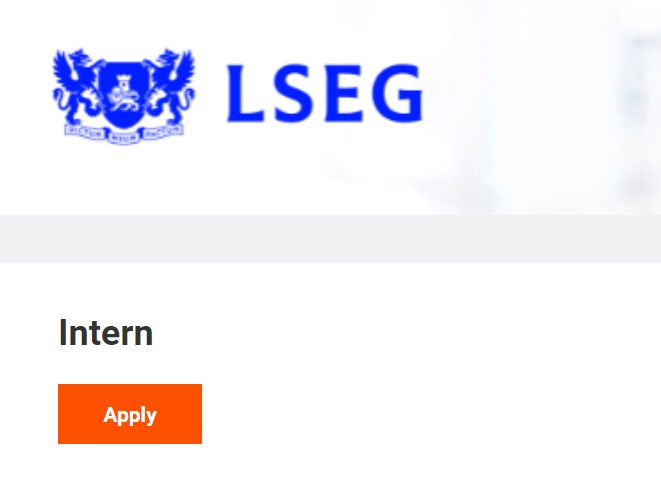 LSEG Careers Off Campus Recruitment for Intern